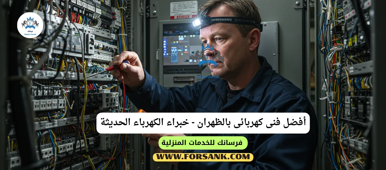 أفضل فني كهربائي بالظهران - متخصصون في الأنظمة الذكية والحديثة خبير كهربائي من فرسانك يقوم ببرمجة لوحة تحكم منزل ذكي (Smart Home) في الظهران